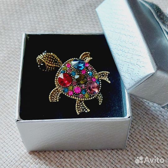 Брошь Черепаха