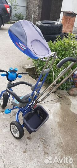 Детский трехколесный велосипед бу