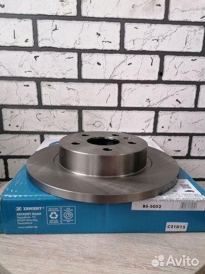 Диск тормозной задний BS5052 для Cruze, Aveo T300