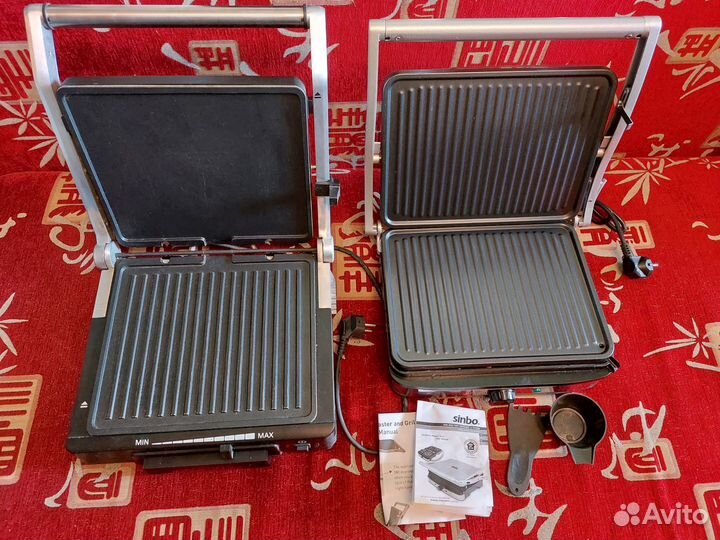 Электрогрили Steba и Sinbo в коробке