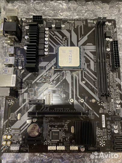 Материнская плата gigabyte B450M S2H