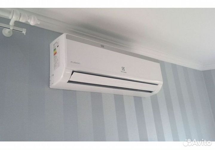 Сплит система с установкой