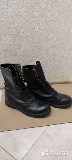 Берцы кожанные