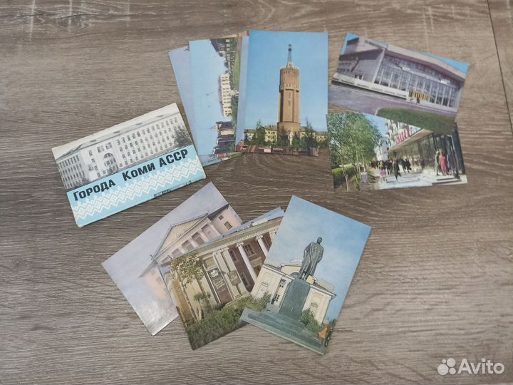 Наборы открыток СССР Города разных издательств