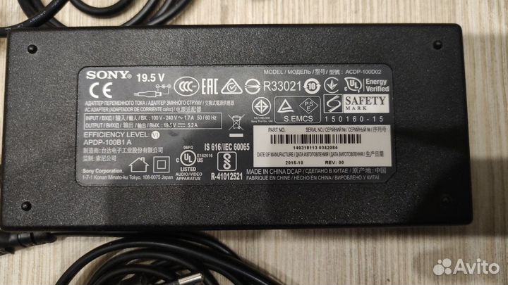 Блок питания для тв Sony acdp-100D01 100Wt 5.2A