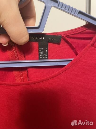 Трикотажное платье mango