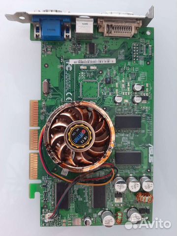 Видеокарта agp Asus V9520 128mb (nvidia fx 5200) купить в Красногорске ...