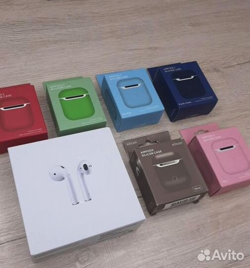 Bluetooth Наушники Air Pods 2 Опт Розница Светлые