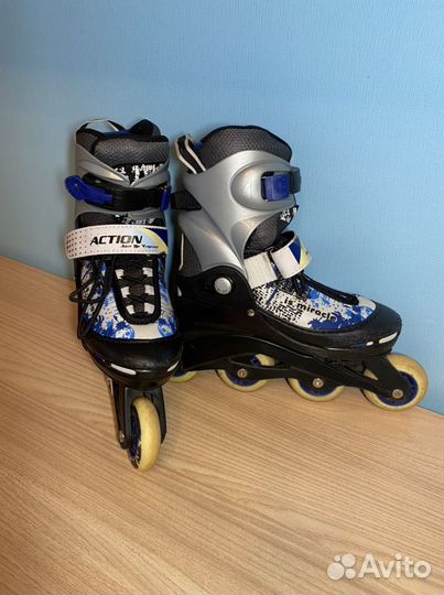 Роликовые коньки детские раздвижные