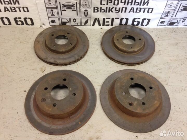 Диск тормозной задний nissan tiida C11 2007