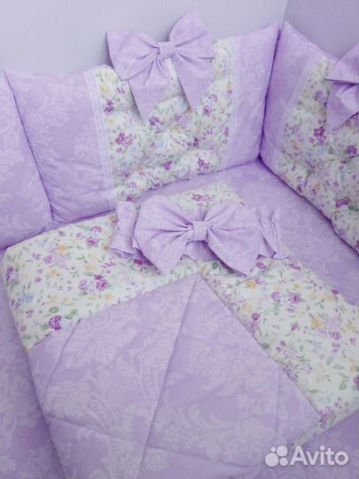 Бортики подушки в детскую кроватку