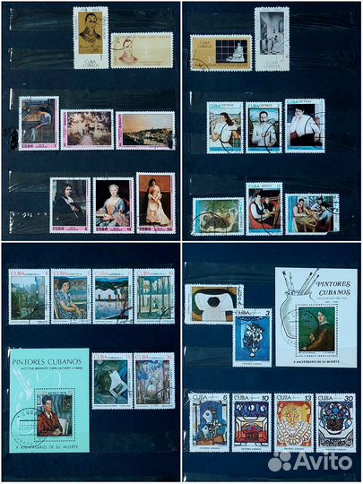 Альбом с марками Кубы