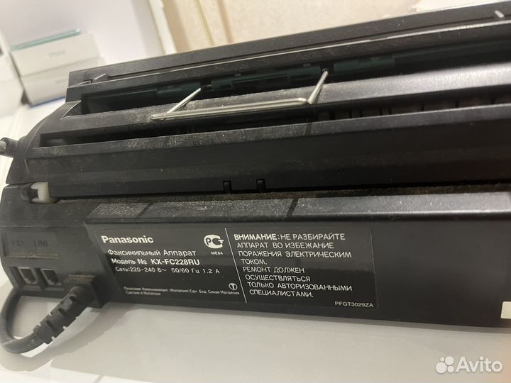 Телефон факс panasonic kx-fc228