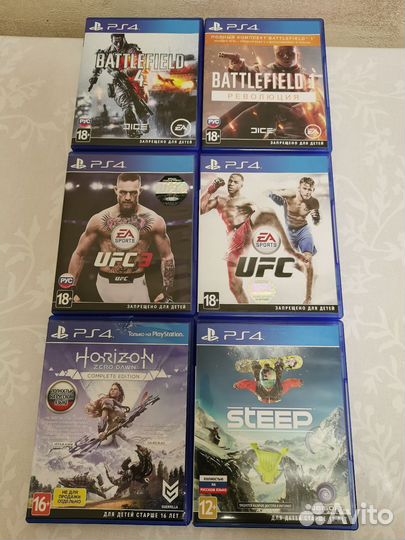 Игры ps4. Диски Sony PlayStation 4