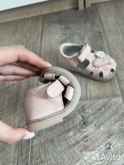 Сандалии натуральная кожа