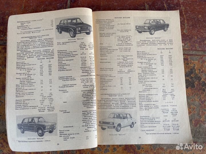 Краткий автомобильный справочник 1983 год