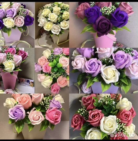 Цветы розы букет