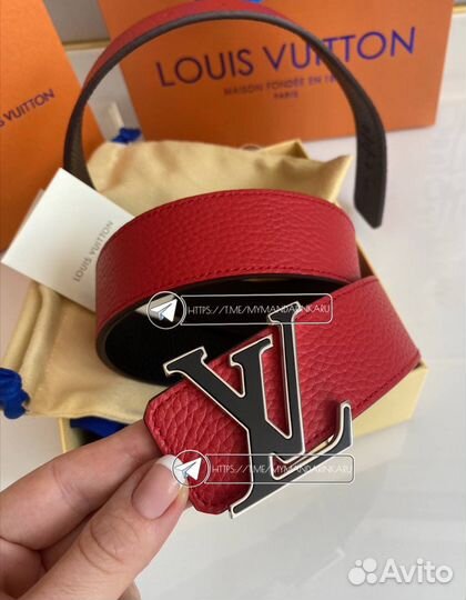 Ремень двусторонний Louis Vuitton