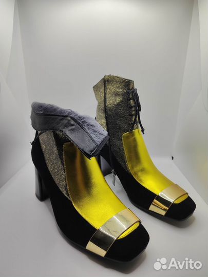 Ботильоны натуральная кожа 37,38,39