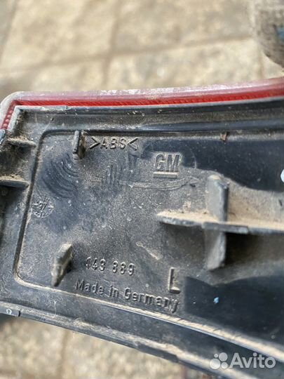 Катафот задний правый левый opel omega b