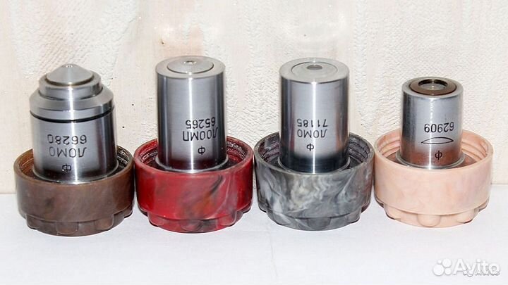 Советские объективы для микроскопов