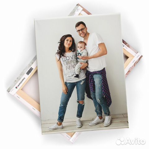 Печать фото на холсте