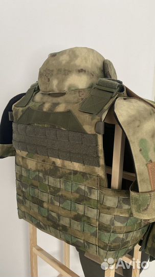 Бронежилет плитник мох комплект
