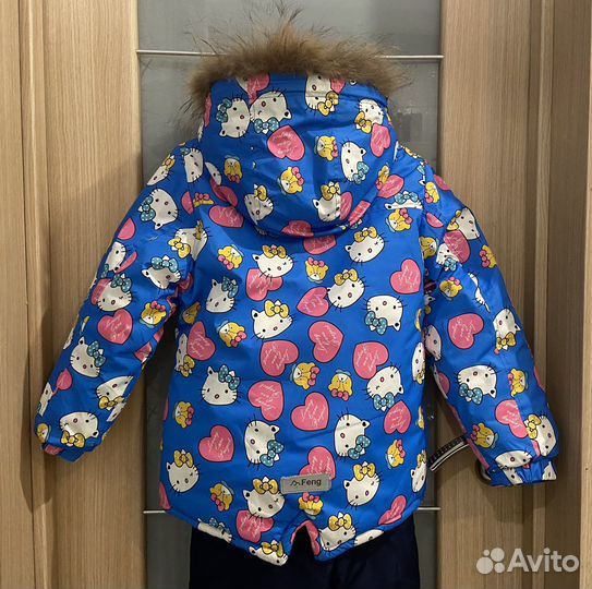 Зимний костюм для девочки 110