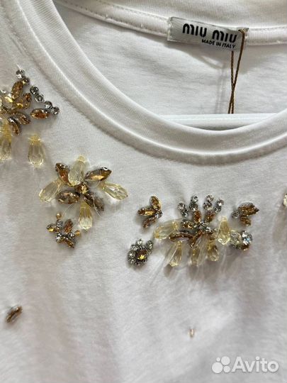 Футболка женская miu miu lux