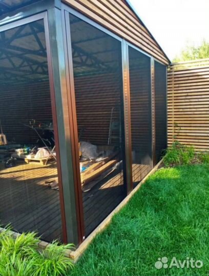 Мягкие окна для беседок, террас и веранд