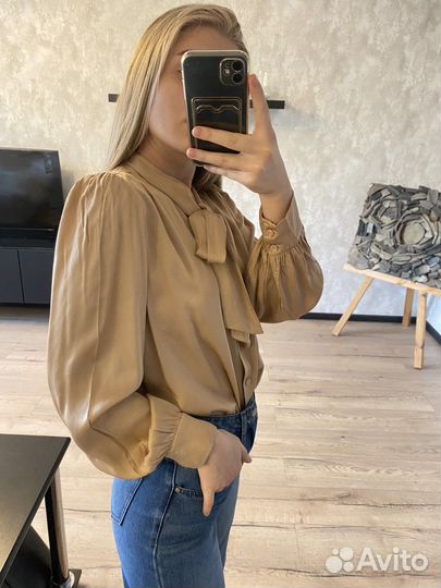 Рубаха с бантом emka fasion