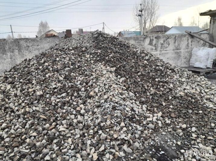 Щебень вторичный в наличии с доставкой