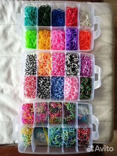 Трехэтажный набор для плетения браслетов