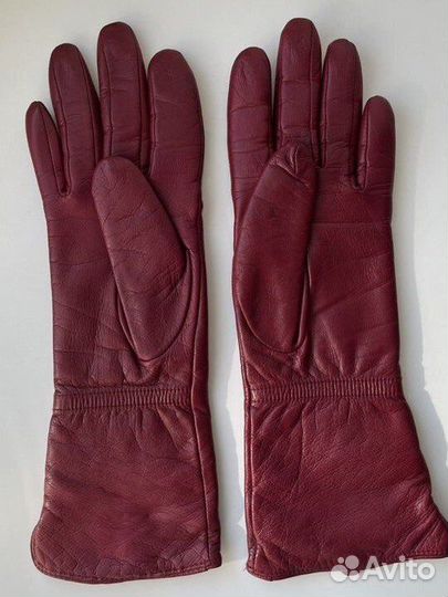 Перчатки женские кожаные 6.5