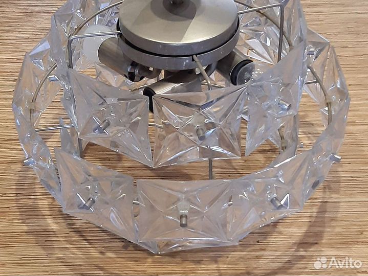 Люстра СССР хрустальная из СССР, хрусталь