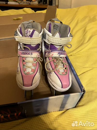 Роликовые коньки детские раздвижные