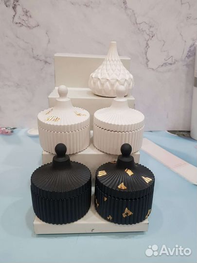 Изделия из гипса (вазы, шкатулки,подставки)