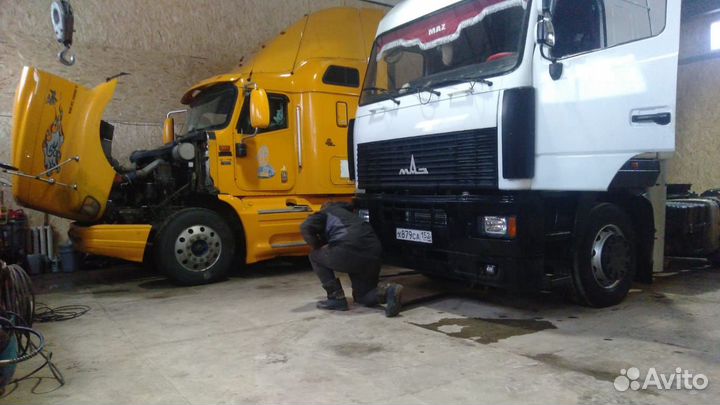 Ремонт грузовиков и полуприцепов