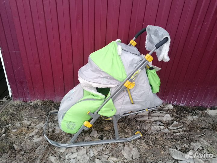 Коляска санки