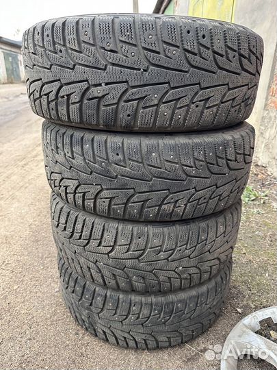 Колеса в сборе зимние шипы солярис рио 195/55 R15