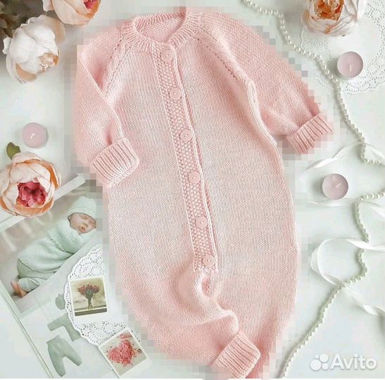 Комбинезон вязаный