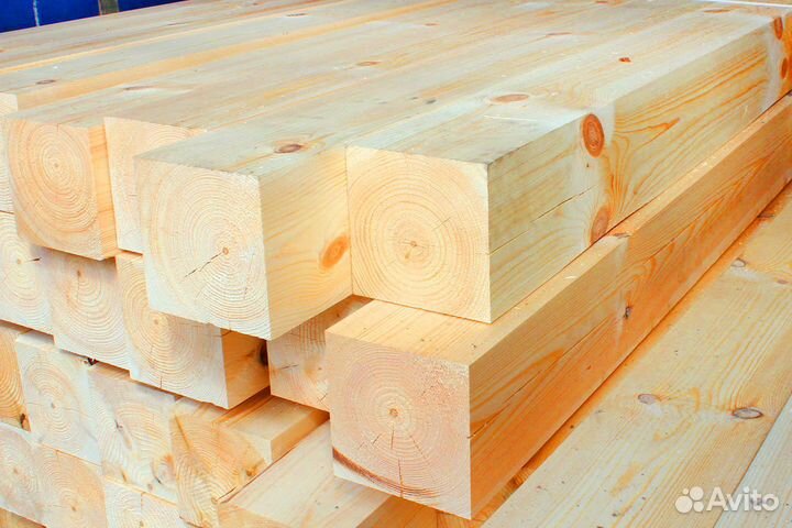 Брус 100х100х6000мм, 1-2сорт, опт