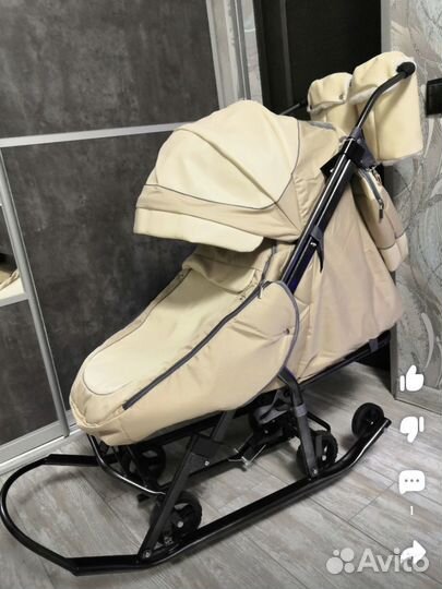 Санки коляска pikate deluxe