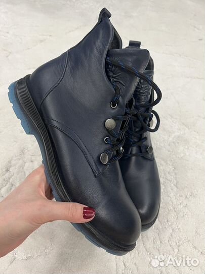 Берцы кожаные