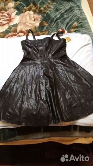 Сарафан кожа