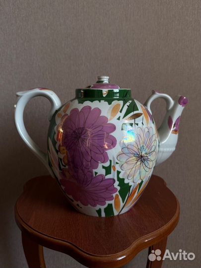 Коллекционный заварочный чайник Дулево СССР