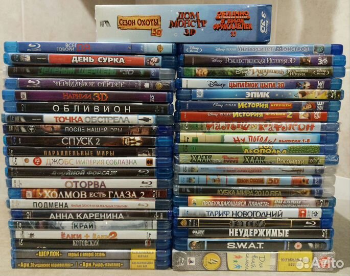 Коллекция blu-ray дисков, лицензия