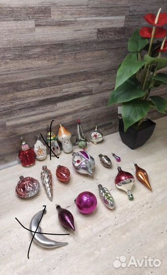 Елочные игрушки СССР