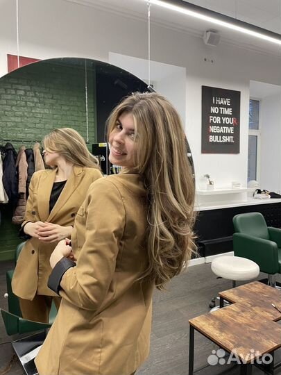 Пиджак женский коричневый xs