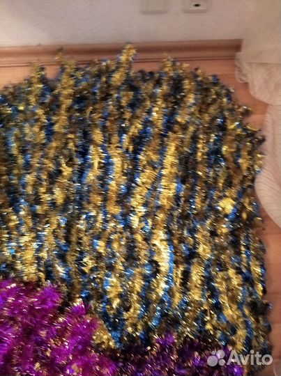 Мишура, елочная,новогодняя в ассортименте